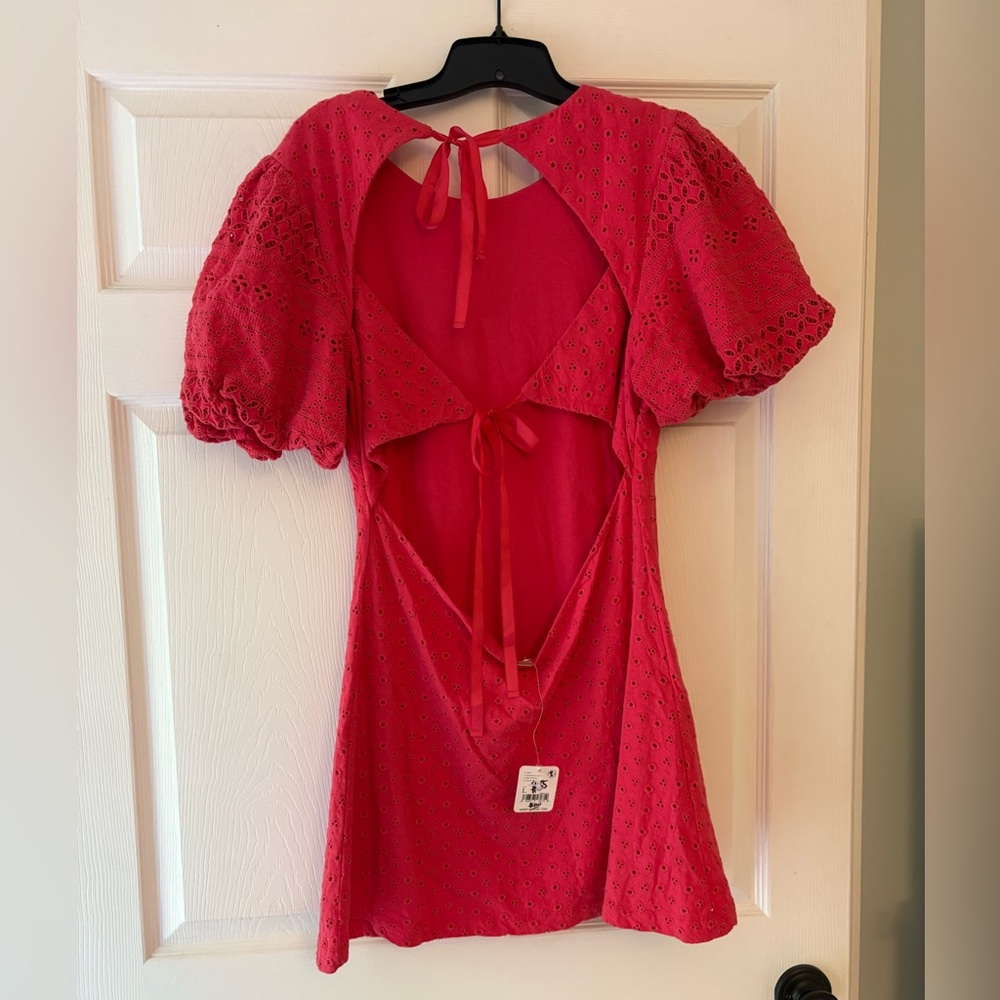 NWT Free People Strawberry Spritz‎ Dress – Size Large - Picture 4 of 7